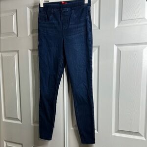 SPANX Blue Jeggings with Stretchy Fit M TALL